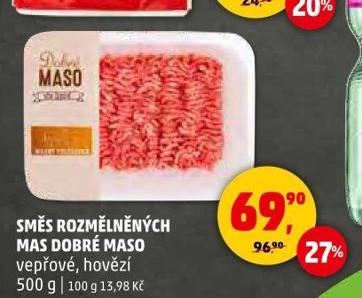 SMĚS ROZMĚLNĚNÝCH MAS DOBRÉ MASO