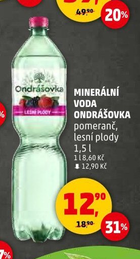 MINERÁLNÍ VODA ONDRÁŠOVKA