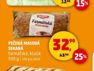 PEČENÁ MASOVÁ SEKANÁ FARMÁŘSKÁ