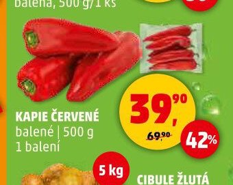 KAPIE ČERVENÉ