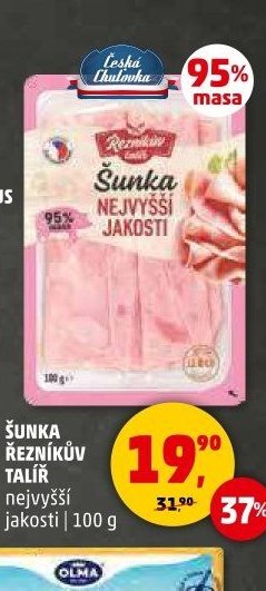 Šunka Řezníkův talíř nejvyšší jakosti 100 g