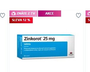 Zinkorot 25 mg