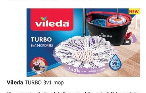 Vileda TURBO 3v1 mop