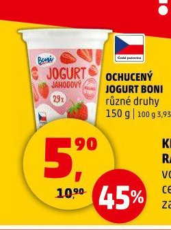 Ochucený jogurt Boni