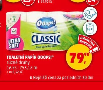 Toaletní papír Oops! Classic