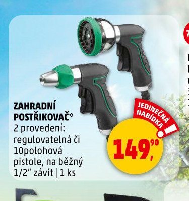 ZAHRADNÍ POSTŘIKOVAČ