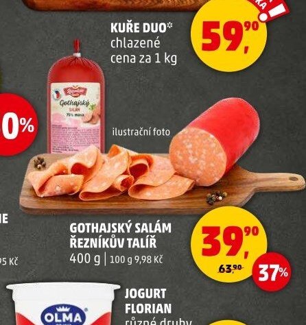 Gothajský salám Řezníkův talíř