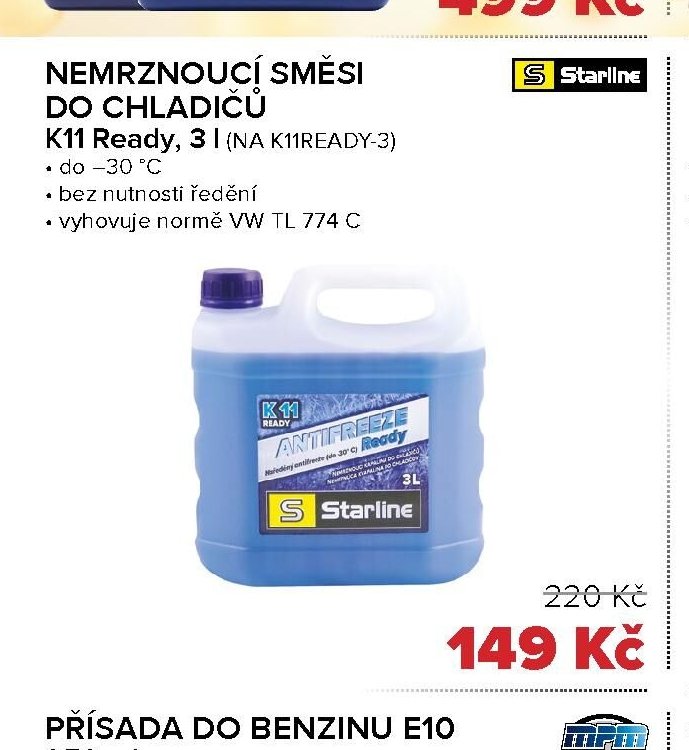 NEMRZNOUCÍ SMĚSI DO CHLADIČŮ K11 Ready