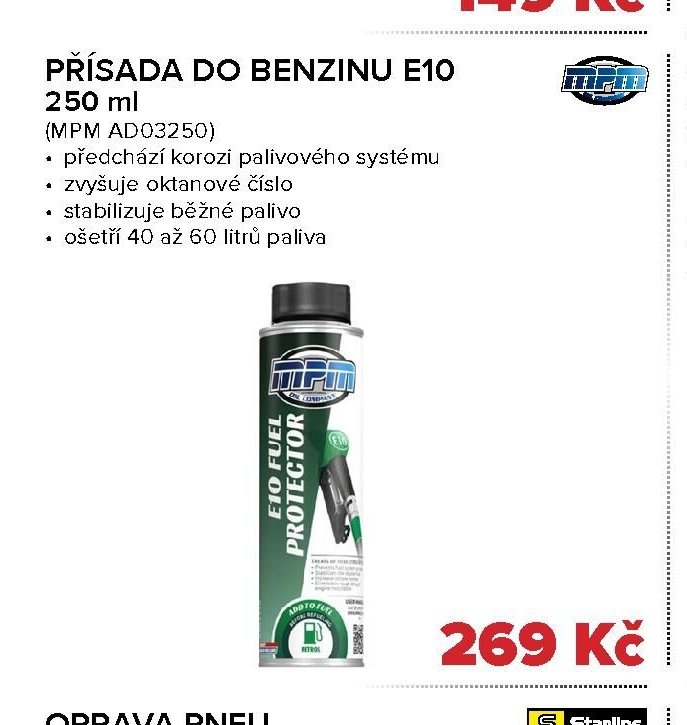 PŘÍSADA DO BENZINU E10