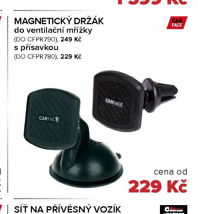 MAGNETICKÝ DRŽÁK do ventilační mřížky s přísavkou