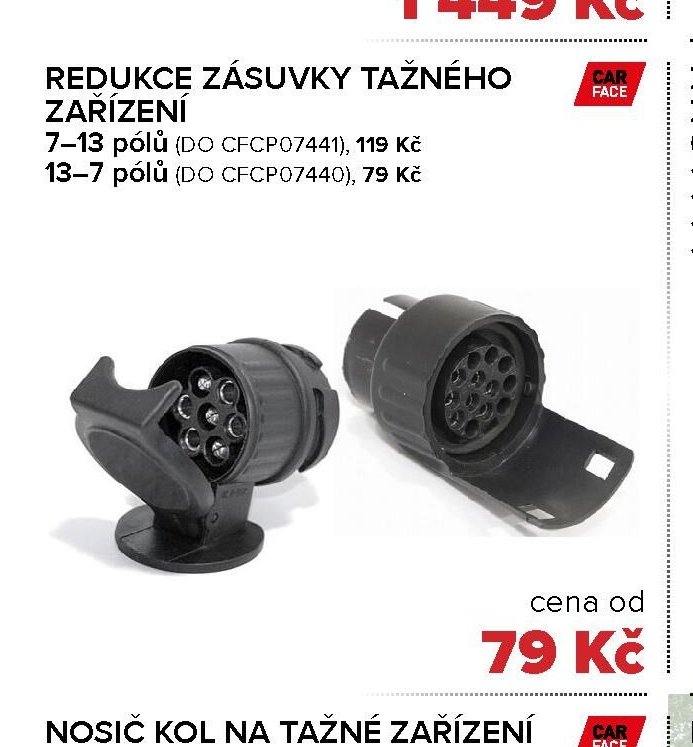 REDUKCE ZÁSUVKY TAŽNÉHO ZAŘÍZENÍ