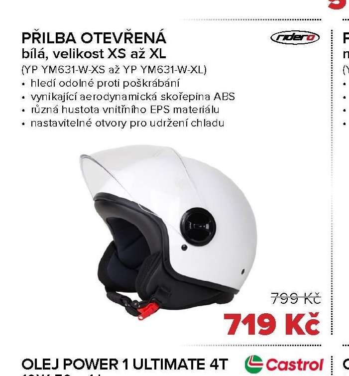 PŘILBA OTEVŘENÁ