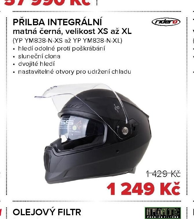 PŘILBA INTEGRÁLNÍ