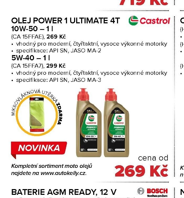 OLEJ POWER 1 ULTIMATE 4T