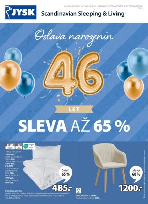 aktuální leták Jysk 10.3.2025-15.4.2025
