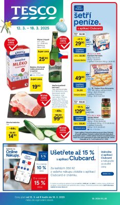 aktuální leták Tesco 12.3.2025-18.3.2025