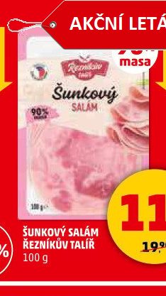 Šunkový salám Řezníkův talíř 100 g