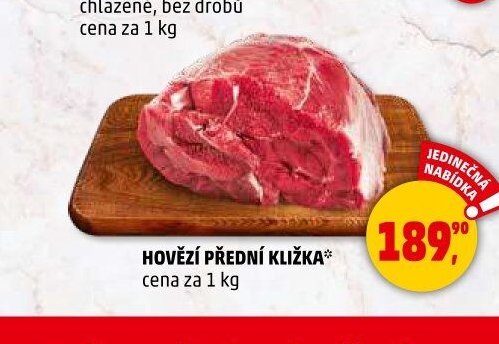 HOVĚZÍ PŘEDNÍ KLÍŽKA