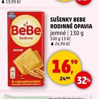 Sušenky Bebe Rodinné Opavia
