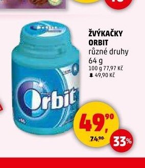 Žvýkačky Orbit