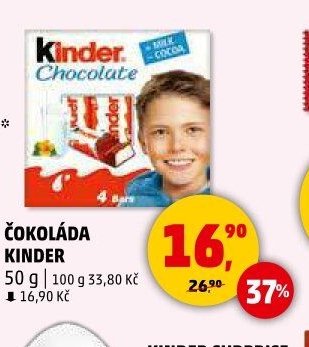 Kinder Chocolate 4 bars
