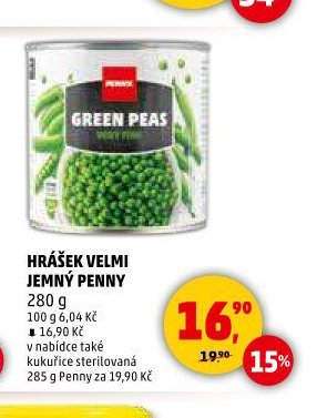 Hrášek velmi jemný Penny