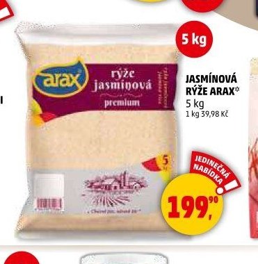 RÝŽE JASMÍNOVÁ ARAX