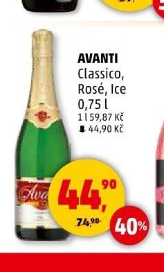 AVANTI Classico, Rosé, Ice