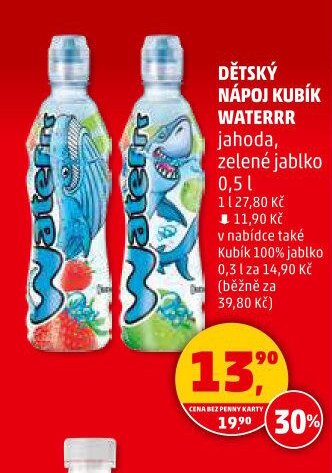 Dětský nápoj Kubík Waterrr