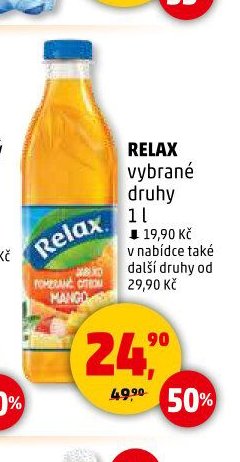 Relax vybrané druhy