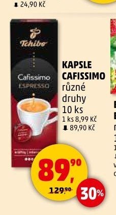 KAPSLE CAFISSIMO různé druhy