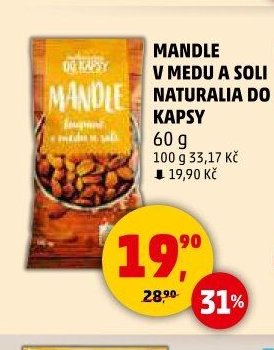 MANDLE V MEDU A SOLI NATURALIA DO KAPSY 60 g