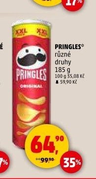 PRINGLES různé druhy 185 g