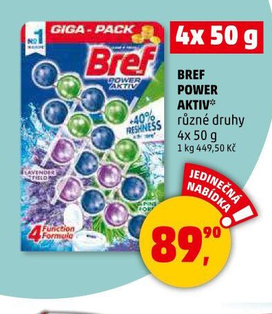 Bref Power Aktiv 4x 50 g