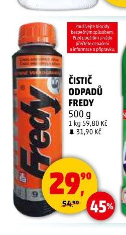 Čistič odpadů Fredy 500 g