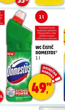 WC čistič Domestos 1 l