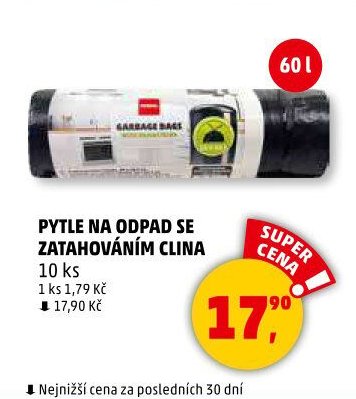 Pytle na odpad se zatahováním Clina 10 ks