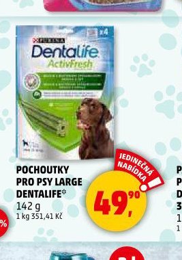 Pochoutky pro psy Large Dentalife