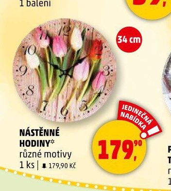 NÁSTĚNNÉ HODINY*