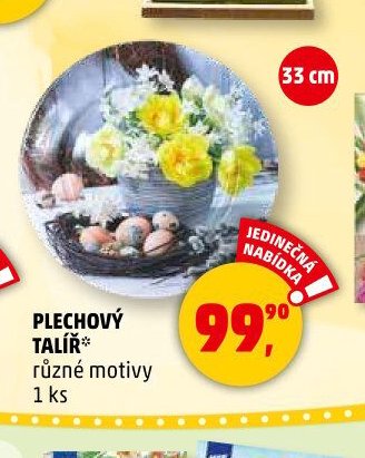 PLECHOVÝ TALÍŘ*