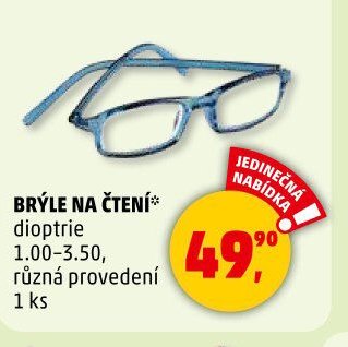 BRÝLE NA ČTENÍ*