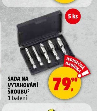 Sada na vytahování šroubů