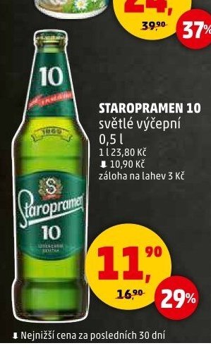 STAROPRAMEN 10 světlé výčepní