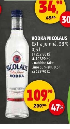 VODKA NICOLAUS Extra jemná