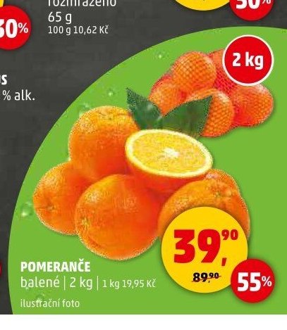 POMERANČE balené
