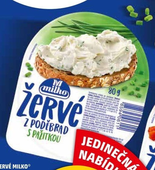 Žervé z Poděbrad s pažitkou
