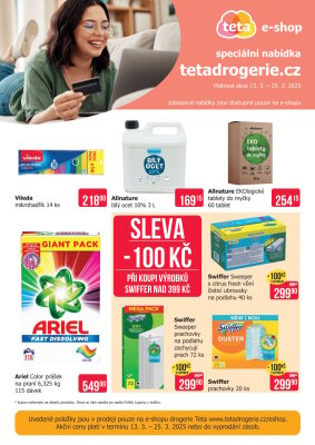 aktuální leták Teta drogerie 13.3.2025-25.3.2025