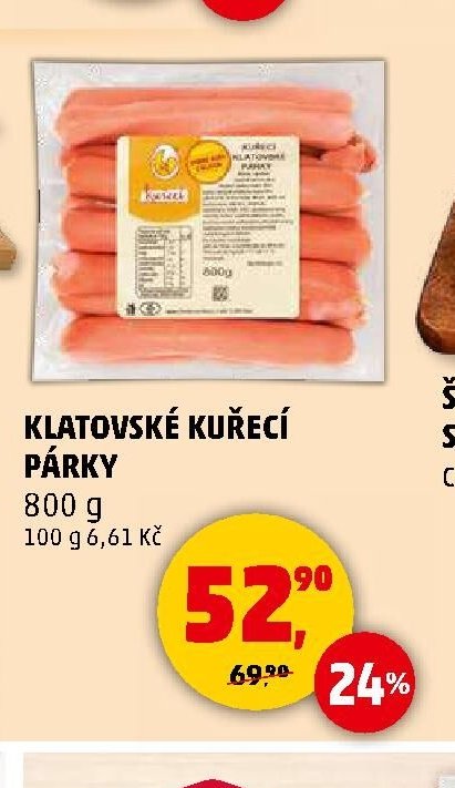 KLATOVSKÉ KUŘECÍ PÁRKY