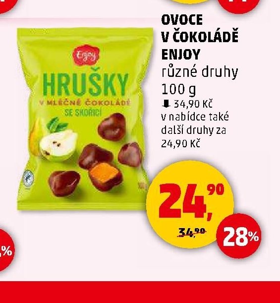 OVOCE V ČOKOLÁDĚ ENJOY