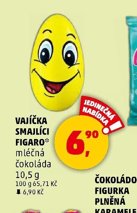Vajíčka smajlíci Figaro